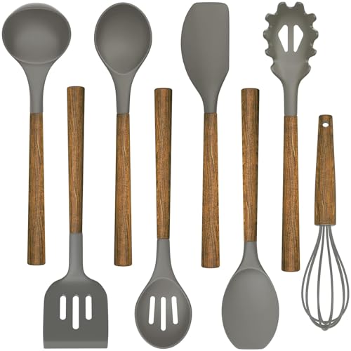 Silicone Cooking Utensil Set (Gray)
