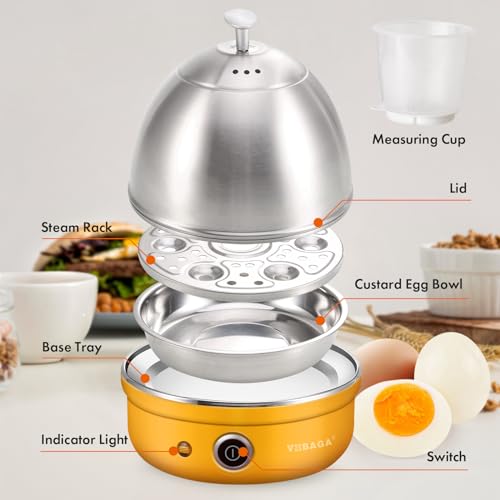 Electric Egg Cooker (Yellow)