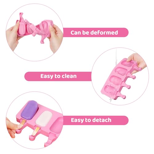 Popsicle Molds Set of 2 (Pink, Blue)