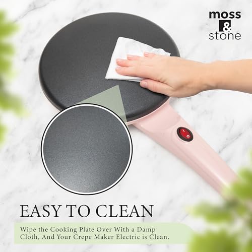 Pink Electric Crepe Maker (8 Inch Corded / Pink)
