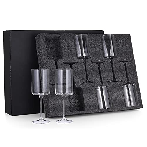 Square Wine Glasses Set of 6 (6 Count)