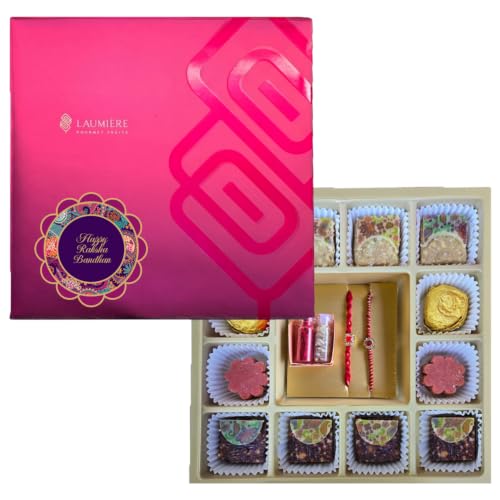 Rakhi for Brother with Gift Set (Raskha Bandan [Square])