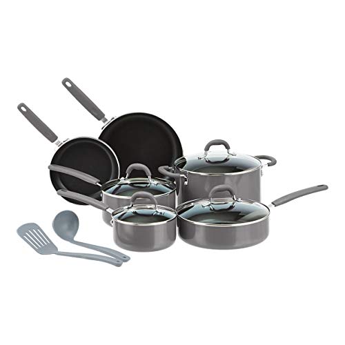 Non Stick Cookware Set (Gray)