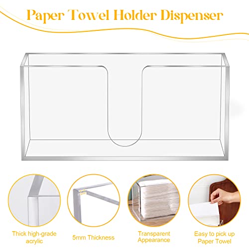 Acrylic Countertop Paper Towel Dispenser (150 Count)