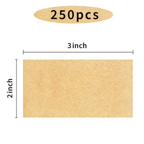 Kraft Paper Rectangle Removable Moving Labels (Kraft Paper / 2*3 inch)