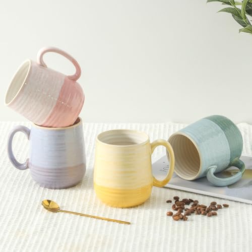 Coffee Mugs Set of 4 (Multicolor / Set of 4)