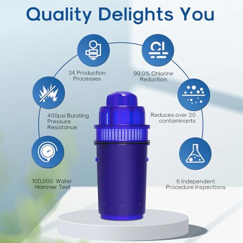 Pitcher Water Filter (6 Count (Pack of 1))