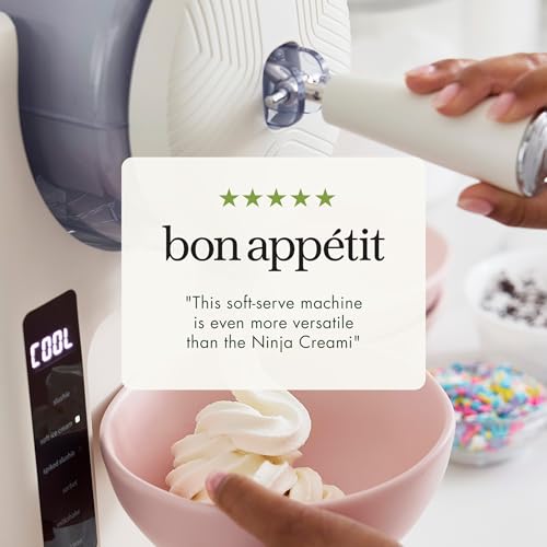Frost Ice Cream Maker & Slushie Machine (4 Pint Ice Cream & Frozen Drink Maker / Cream White)