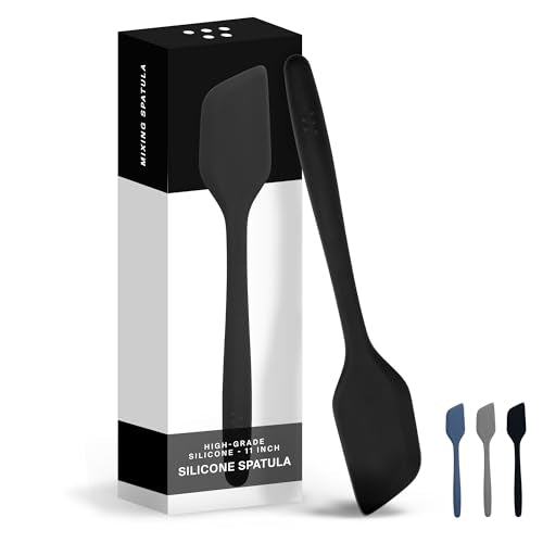 Nonstick Safe Silicone Spatula (Black)