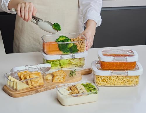 Duo Loc Meal Prep Container for Refrigerator (Fridge Organizer 12pk)