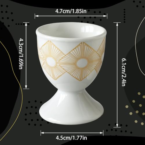 Ceramic Egg Cups (Art Deco)