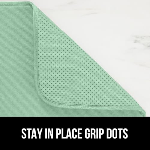 Ultra Absorbent Microfiber Dish Drying Mat (18" x 16" / Microfiber / Mint)
