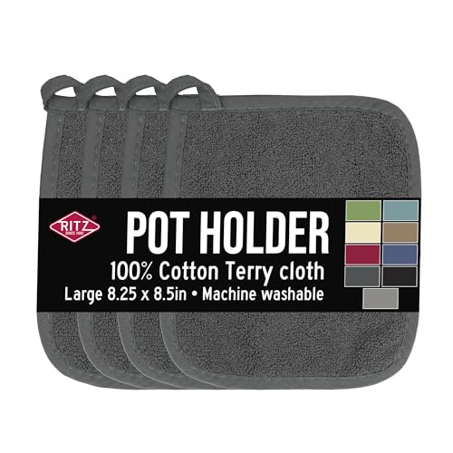 Terry Potholder & Hot Pad (4 Count)