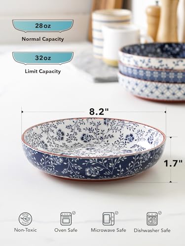 Pasta Bowl 32 oz (Vintage Blue / 32 ounces)