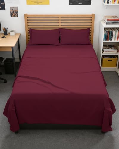 Full XL Sheets (25 - Burgundy / Full XL)