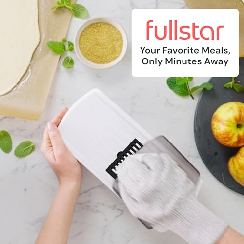 Pro Mandoline Vegetable Slicer (9 in 1 / White)