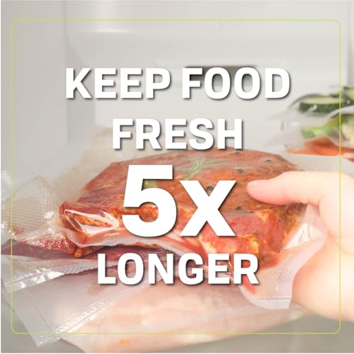 VS 03R Vacuum Sealer Bags for Home Food Storage (Vacuum Seal Rolls / 8" x 20')