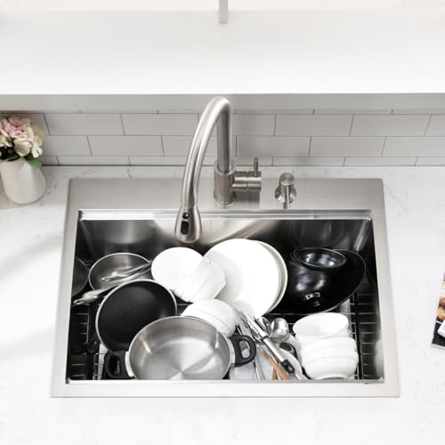 26 inch Drop in Kitchen Sink (26"L x 19"W x 10"D / Stainless Steel （26*19 ）)