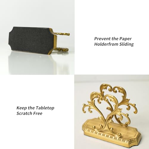 Luxurious Gold Napkin Holder for Table
