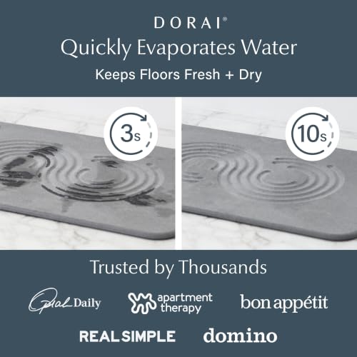 Home Stone Bath Mat (Zen Ash / 1 Pack)