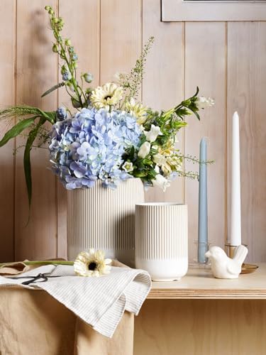 Utensil Holder for Kitchen Counter (Warm White Glaze)