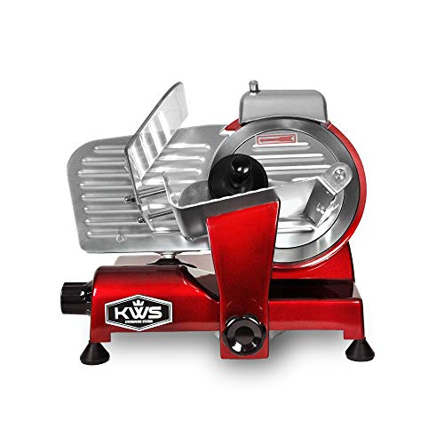 KWS MS 6RS Premium Compact 200W Electric Meat Slicer (Red)