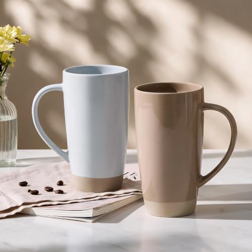 Milkyway Coffee Mugs (Milkyway-Cinnamon Brown and Light Gray / 2pcs)