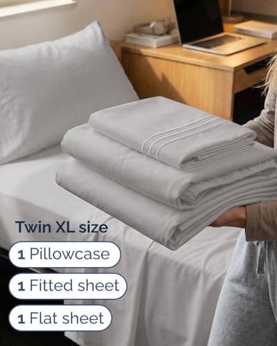 Twin XL 3 Piece Sheet Set (04 - French Grey / Twin XL)