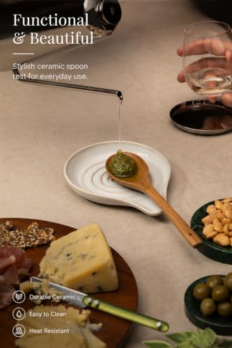 Spoon Rest for Stove Top (Cream)