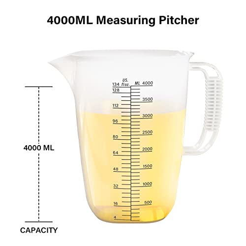 1 Gallon Measuring Pitcher (134Oz/4L/010)