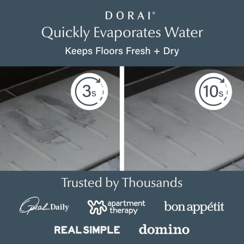 Home Stone Bath Mat (Rain Slate / 1 Pack)