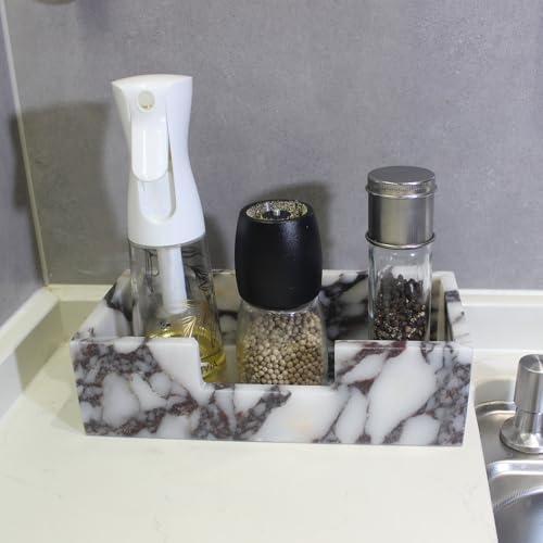 Natural Calacatta Viola Marble Napkin Holder 9.8"x4.9"x2.8" (9.8" × 4.9" × 2.8" - Guest Towel Calacatta)