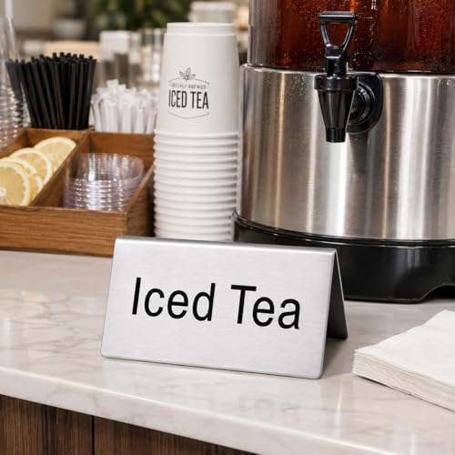 Stainless Steel Table Tent Sign