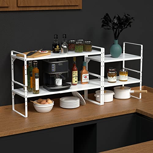 Expandable Cabinet Shelf Organizer (2 Count)