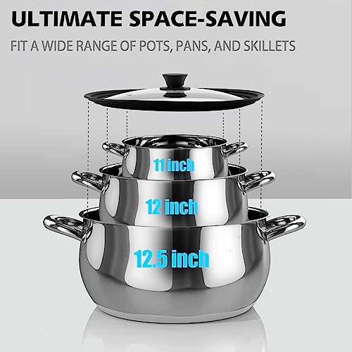 Tempered Glass Lid (Fits 11", 12", 12.5" Cookware)