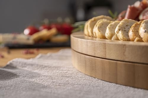 Charcuterie Board Set and Cheese Serving Platter (13 inch)