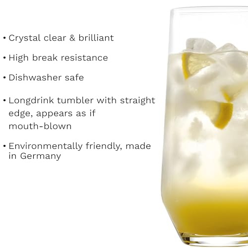 Revolution Longdrink Cocktail Glasses (4 Pieces (1 Pack))