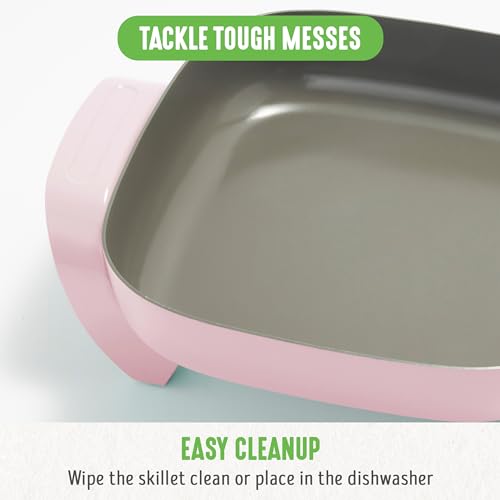 12" 5QT Electric Skillet (Pink / 5QT Skillet)