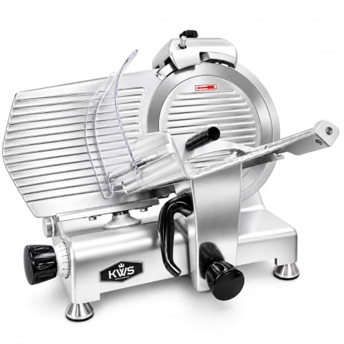 MS 12NS Premium Powerful 420W Electric Meat Slicer (Silver)