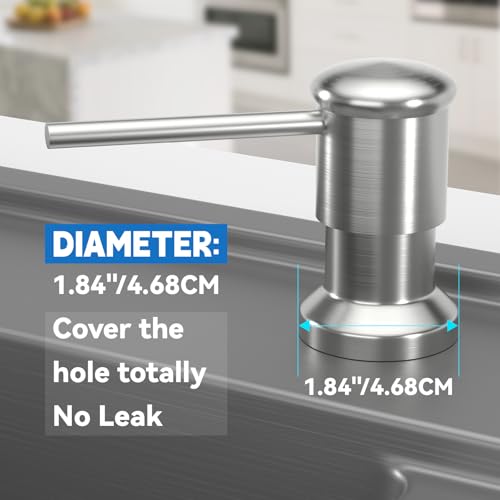Dish Soap Dispenser (Brushed Nickel / With Bottle)