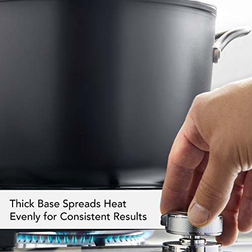 Hard Anodized Induction Nonstick Stock Pot with Lid (Stockpot (8 Quart))