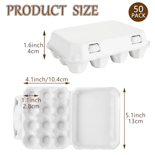 50 Pack Quail Egg Cartons