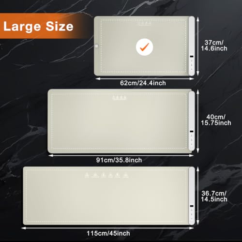 Warming Mat for Food 24"x15" (X Large Size: 24"x15" / Khaki)