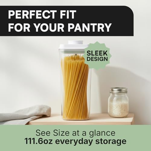 Bop Top Airtight Food Storage Containers with Lid Multi Pack (Set of 4)