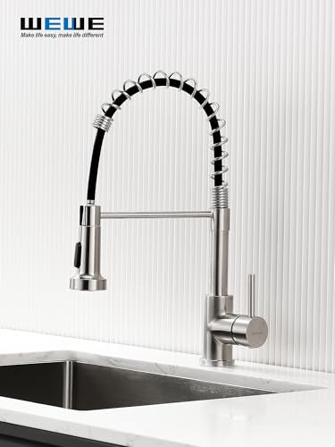 Pull Out Kitchen Faucet (Brushed Nickel)