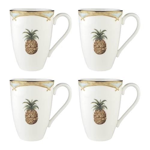 897299 British Colonial Bamboo Mugs (Mugs, Set of 4)