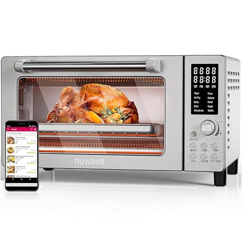 Bravo Air Fryer Toaster Countertop Convection Oven Combo (Brushed Stainless Steel / 21 Qt)