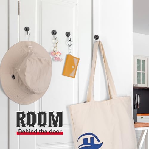 60LBS Magnetic Hooks (Black / 0.98in)