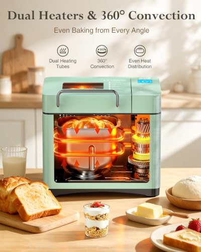 2.2LB Bread Maker (Kelly Green Stainless Steel)