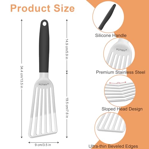 Stainless Steel Fish Spatula (L-13.5")